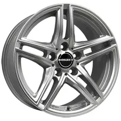 Borbet Xr Brillant Silver 7.5x17 ET 28 5/112 Alufelge Silber