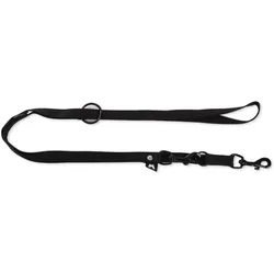 Martin Hondenriem Multipurpose Nylon Zwart (Hund, Allgemein, Spazieren), Halsband + Leine
