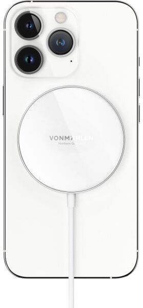 Vonmählen Aura Mini Trådløs Oplader, Hvid