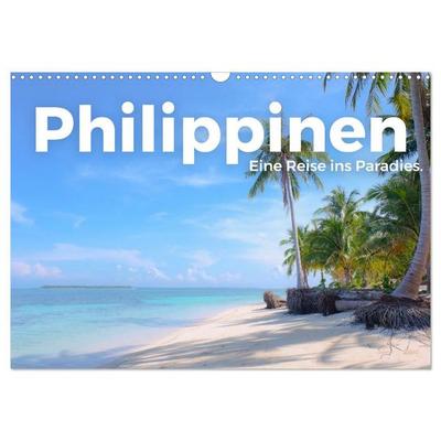 Philippinen - Eine Reise ins Paradies. (Wandkalender 2027 DIN A3 quer), CALVENDO Monatskalender