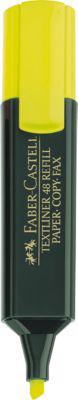 Textmarker von FABER-CASTELL, gelb, 10 Stück