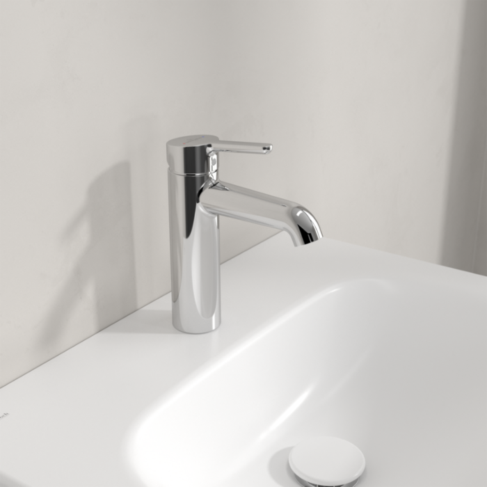 Villeroy und Boch Skyla Waschtischarmatur TVW11600400061  Messing, AquaSmart, Chrom