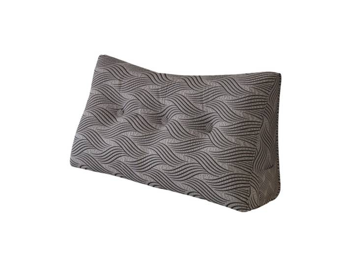 Vercart Keilkissen für Bett beflockter Crinkle-Stoff 100cm, Schwarz, Mode, 21x100 cm, Heimtextilien, Wohntextilien, Kissen, Rückenkissen