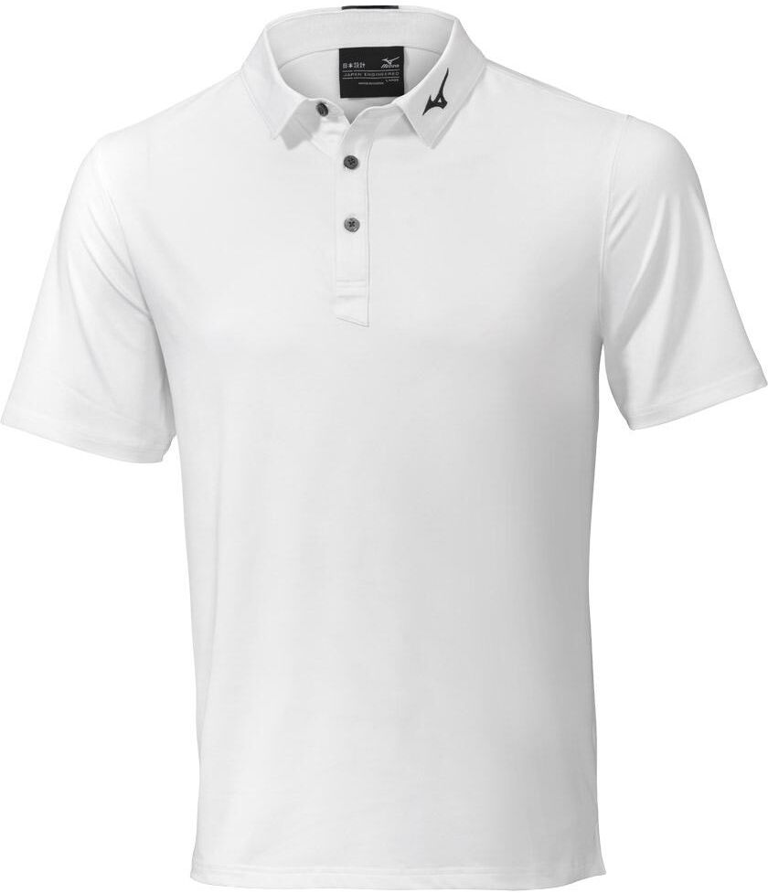Mizuno  - Crested Polo Shirt White - XL - Polo