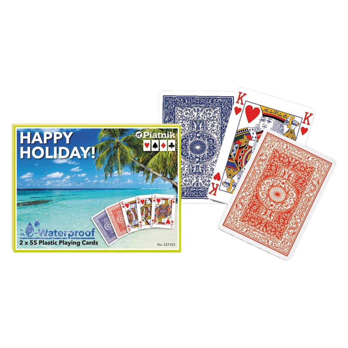 Piatnik Happy Holiday Plastic Cards (Deutsch) (PIA2371)