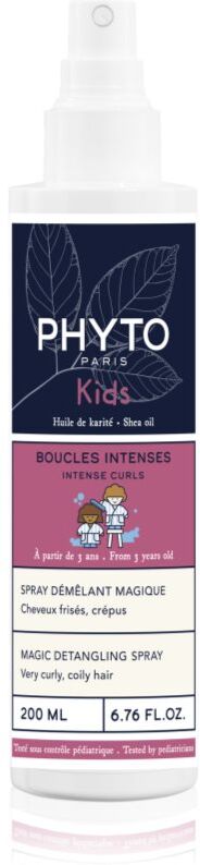 Phyto Kids Intense Curls Magic Detangling Spray spray pour des cheveux faciles à démêler pour cheveux bouclés 200 ml