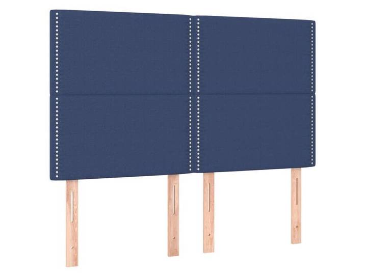 SALE 2026 Meuble Tête de lit Hauteur réglable Bleu - Tête de lit robuste Bleu 144x5x118/128cm Tissu 18.2 Kg 228809