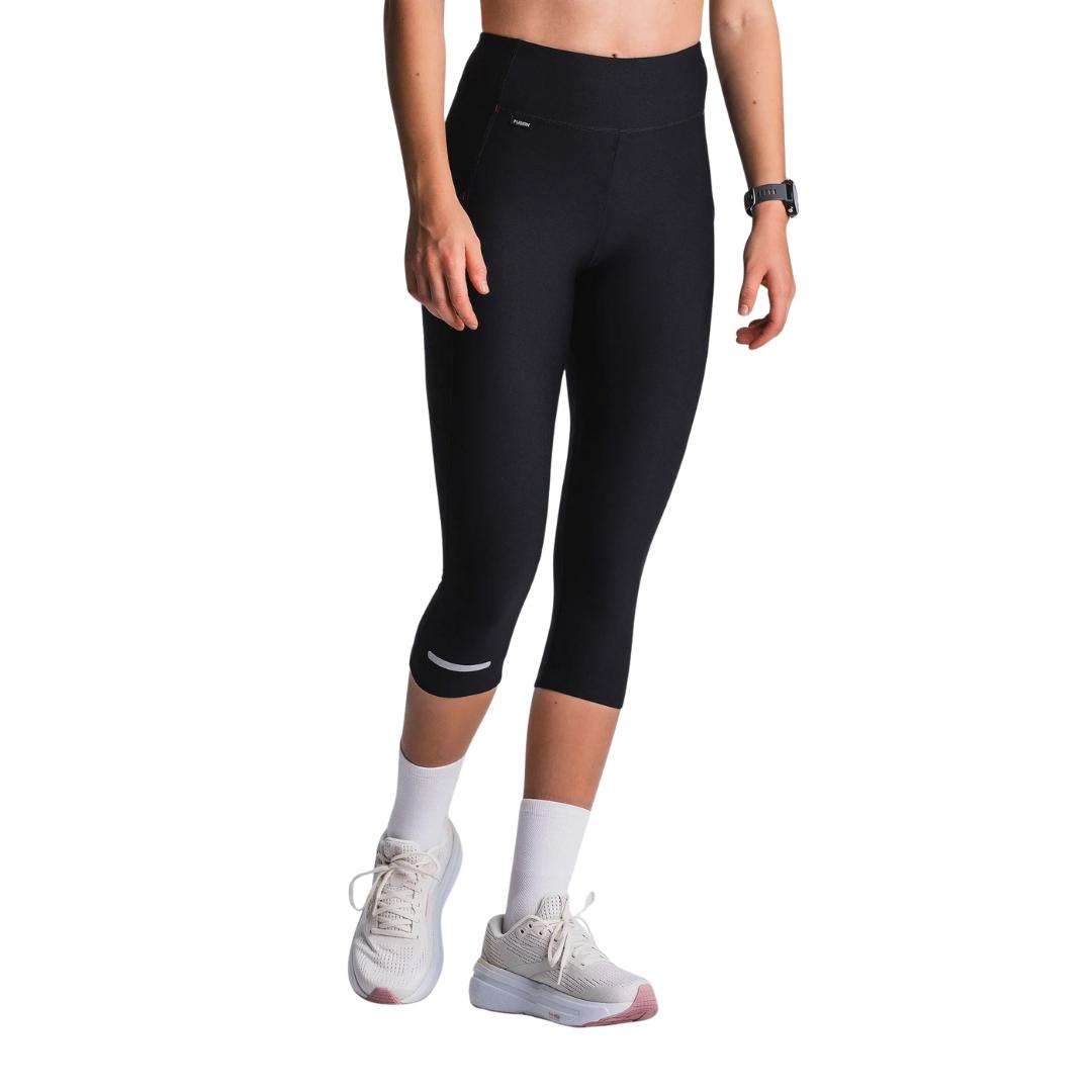 Fusion Damen C3 3/4 Trainings Tights schwarz
