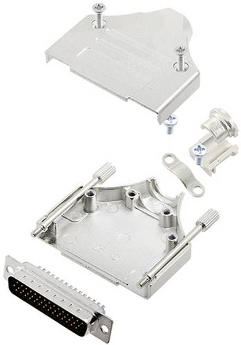 TRU COMPONENTS TCMHDM25HDP44K 7709632 D-SUB Stiftleisten-Set 180° Polzahl: 44 Lötkelch 1St.