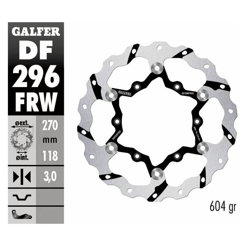 Galfer Bike Wave Tsunami YZ/YZF 250 21- (270 mm) (DF296FRW)