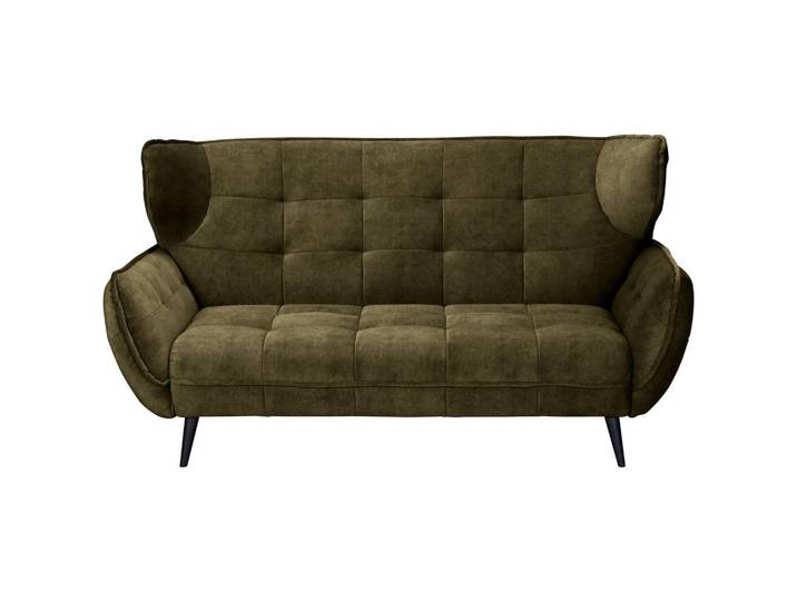 Mid.you 2-Sitzer-Sofa, Olivgrün, Metall, 191x105x98 cm, Rücken echt, Wohnzimmer, Sofas & Couches, Sofas, 2-Sitzer Sofas