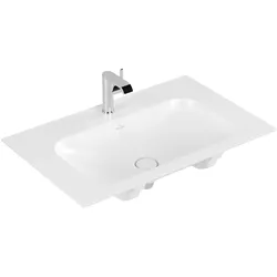 Villeroy & Boch Schrankwaschtisch Finion, 800x500x160 mm, Stone White CeramicPlus, matt, TitanCeram, Metropolitan Stil