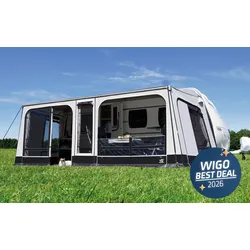 Wigo Best Deal 2026 Rolli Plus Ambiente Markisenzelt inklusive Sunroof und Rock N Rolli Paket Tiefe 250 cm Größe 15