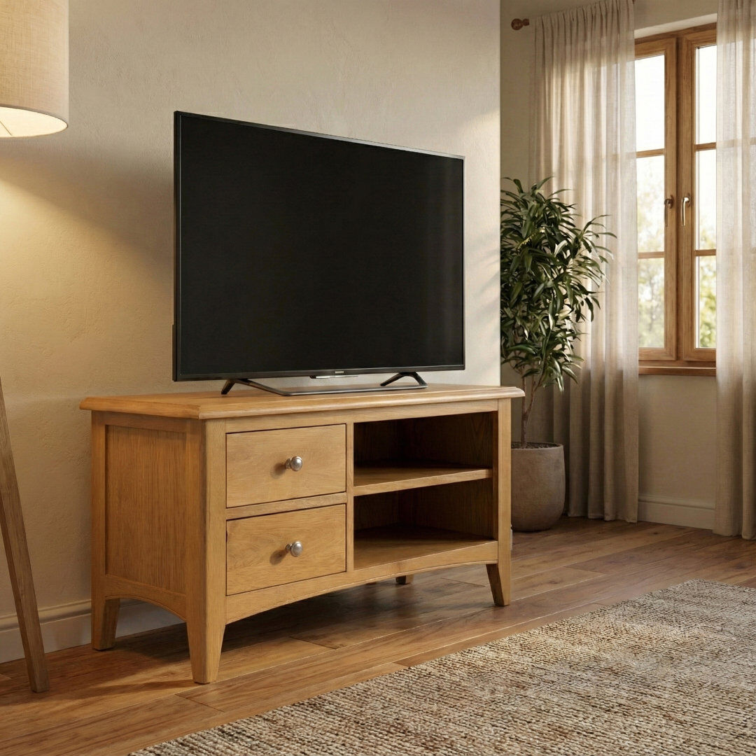 Rosalind Wheeler Censu TV Stand for TVs up to 40" Oak Wood 40"