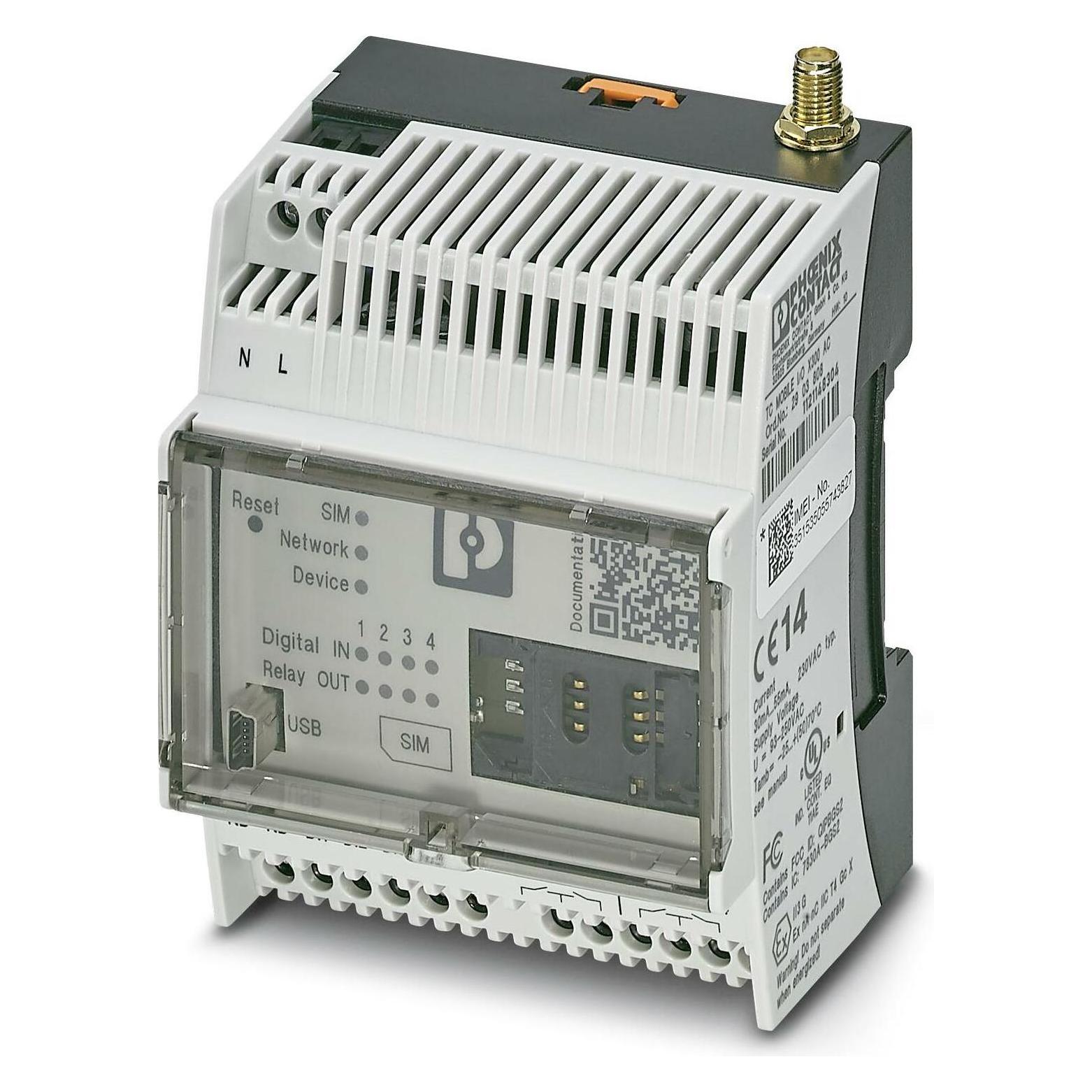 Phoenix Contact TC Mobile I/O X200-4G AC (1038568)