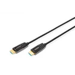 Digitus HDMI AOC Hybrid Glasfaser Anschlusskabel 15m
