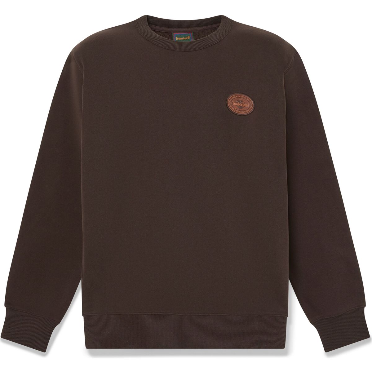 Timberland Mens Leather Patch LB Crew Sweatshirt mole M TBC0YHB1C351-M