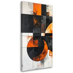 LEINWANDBILD 3D und geometrisch 40x80cm