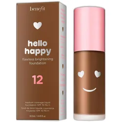 BeneFit Cosmetics, Foundation, Benefit Hello Happy Flawless Brightening Foundation 30ml (Deep Warm)