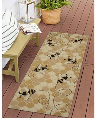 Lush Decor Esencia Bee Free Indoor/Outdoor Mat