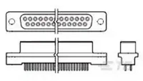 TE Connectivity 5745058-4 D-SUB Steckverbinder Tube