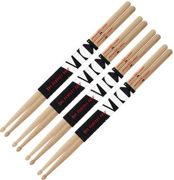 Vic Firth 7A American Hickory Value Pack