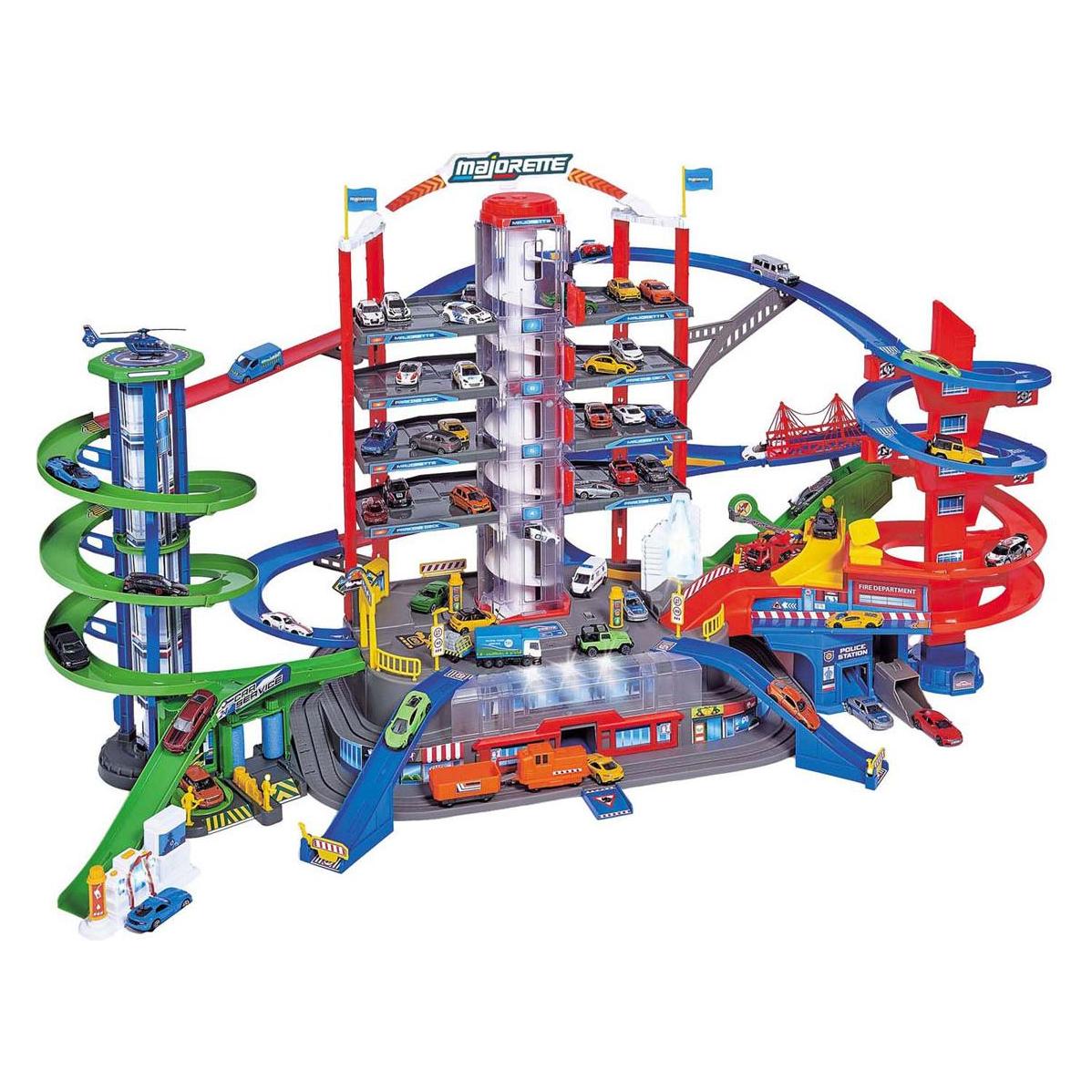 Majorette Super City Garage + 6 vehicles (212009001)