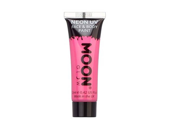 face & body paint Neon UV 12 ml roze
