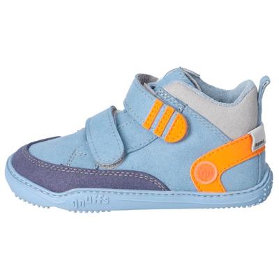 qnuffs - Kid's Kastanie Vegan - Barfußschuhe 23 | EU 23 blau