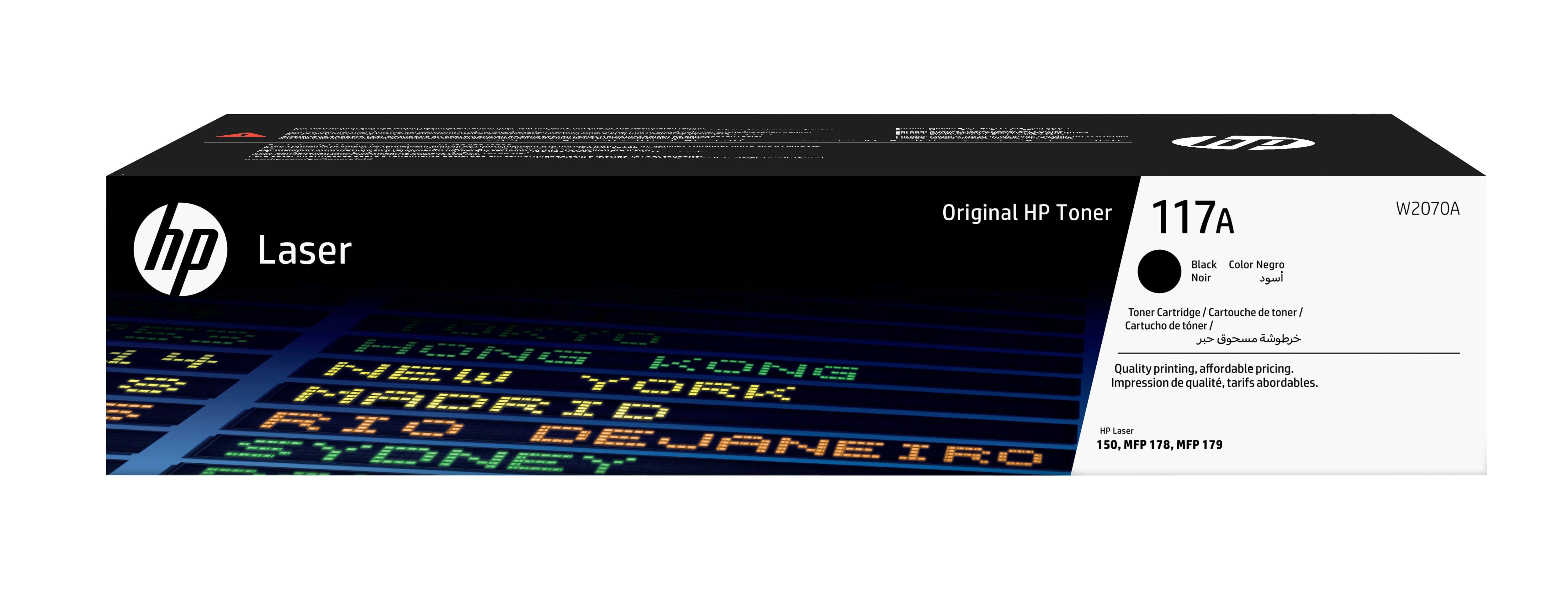HP Nr.117A originale Druckerpatronen Schwarz W2070A