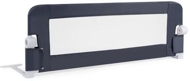 Costway Foldable Bed Rail Swing Down Baby Bed Guard Rail-Gray