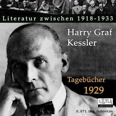 Tagebücher 1929 - Harry Graf Kessler, Audio, 9783959899055