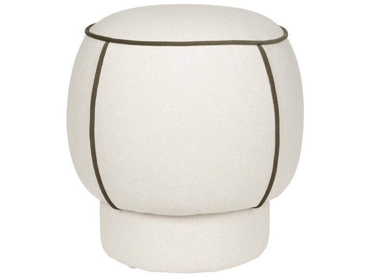 Beistellhocker Marina – aus Polyester - Grün - Luxusbetten24