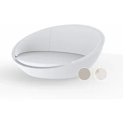 Vondom »ULM« Outdoor Daybed White mit Bezug Silvertex White 4004 / Basic Matt