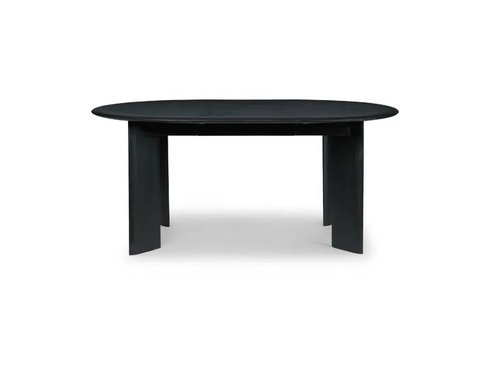 Ferm Living Bevel Extendable Esstisch Schwarz geölte Buche, inkl. 2 Einlegeplatte