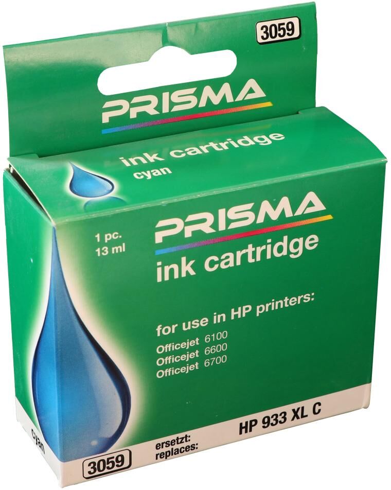 PRISMA 3059 Druckerpatrone für HP Tintenstrahldrucker, cyan, 13 ml
