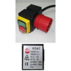 Metallkraft Schalter MBSM 75-200-1 / 400V KEDU KOA7 / bis Bj. 12/2018