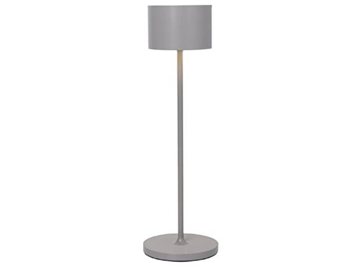 blomus Mobile LED-Tischleuchte FAROL Aluminium Farbe Satellite kabellose Leuchte