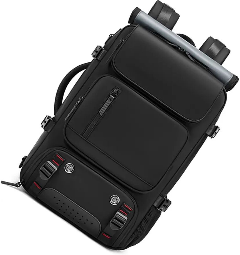 INF Multifunktionaler 16-Zoll-Reiserucksack: Leichte, große, konvertierbare Tasche Schwarz