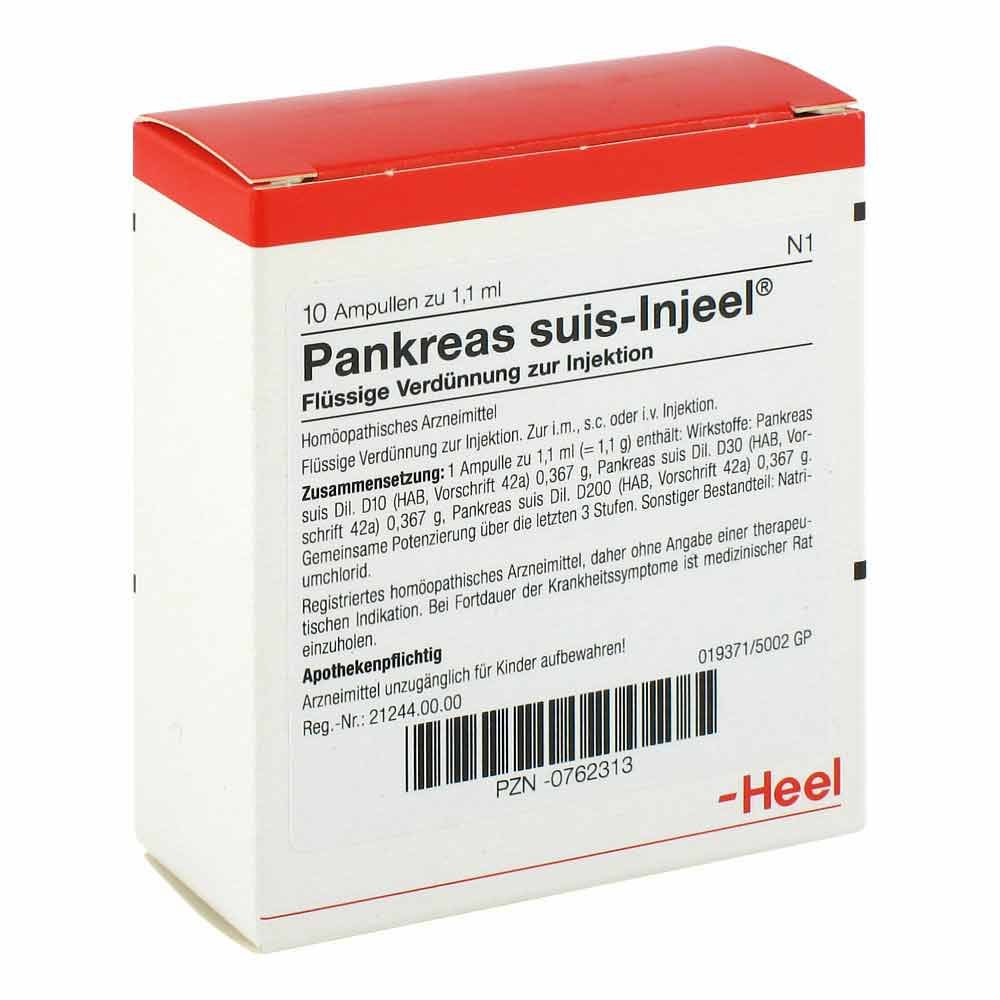 Biologische Heilmittel Heel GmbH Pankreas Suis Injeel Ampullen 00762313