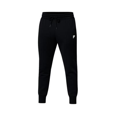 Jogginghose FABLETICS "Fabletics PANTS THE-YEAR-ROUND-TERRY-JOGGER", Herren, Gr. L, N-Gr, schwarz, Obermaterial: 87% Baumwolle CO. 13% Polyester PES., uni, relaxed fit, Hosen Jogginghose, aus Recyclingmaterialien