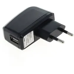 Universal Netz-Lade-USB-Adapter 100-250V, 2A mit Auto ID Funktion, schwarz für Apple, HTC, LG, Nokia