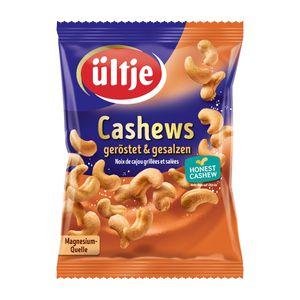 Ültje Cashewkerne ganze Nüsse, geröstet und gesalzen, im Beutel, 150 g