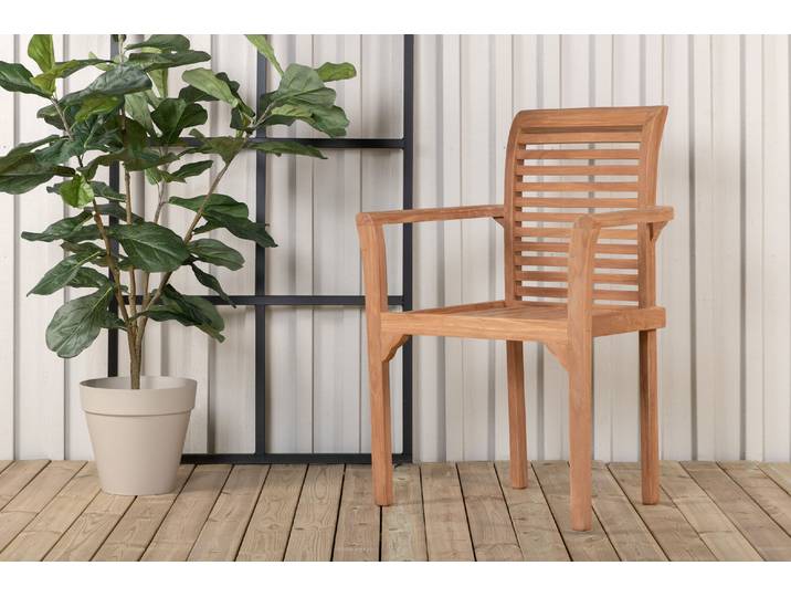 Nohr Tuinstoel Amberia Teakhout - Bruin