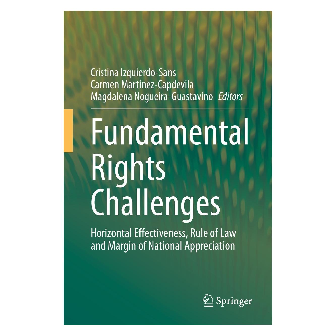 Springer Fundamental Rights Challenges (9783030727970)