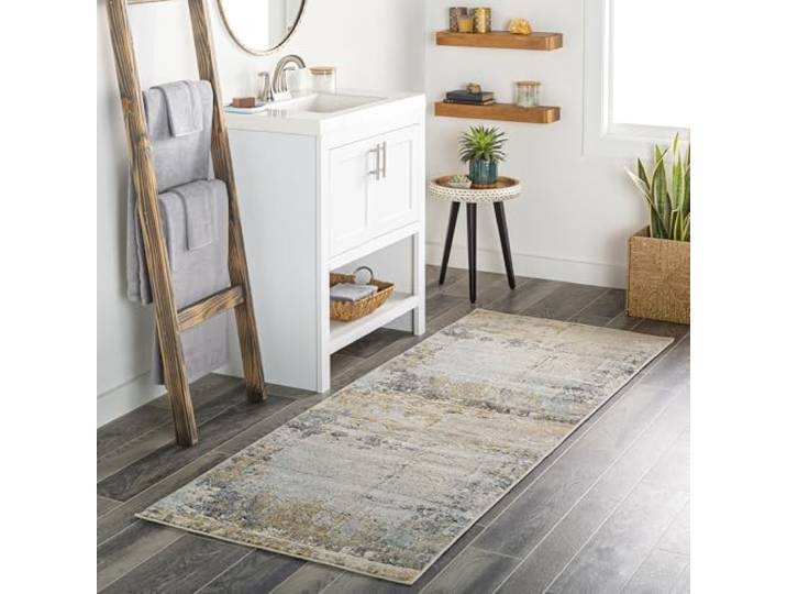 Livabliss Seattle Lublin Tapis 80x220 cm – Beige\, Jaune\, Gris