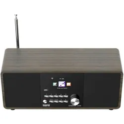 Imperial Dabman i200 (DAB+, Internetradio, WLAN), Radio, Schwarz, Braun