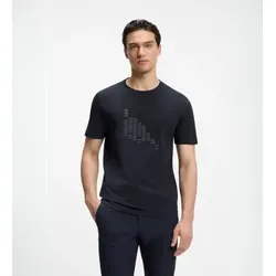 BOSS für Herren. 50566853 Trikot Network Flag marineblau (M), Lässig, Baumwolle, Kurzarm
