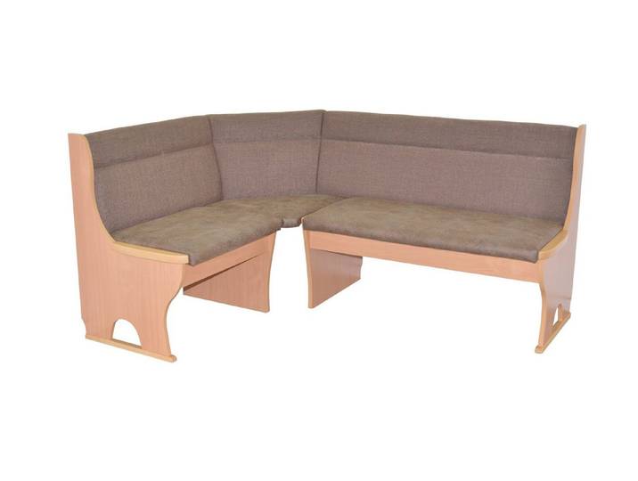 moebel-direkt-online Eckbank Cora II (Stellmaß ca. 125x165 cm, Schenkel rechts/links montierbar)