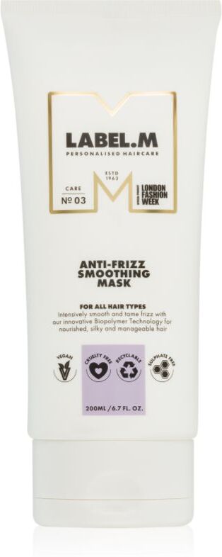 label.m Anti-Frizz Smooting Mask masque cheveux anti-frisottis 200 ml